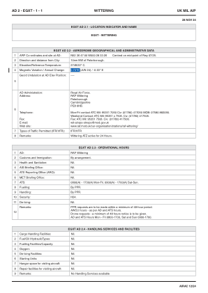 AD 2 - EGXT - 1 - 1 英国军用 AIP WITTERING